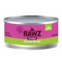 Rawz Rawz Cat Can Grain Free Shredded Chicken 3 oz