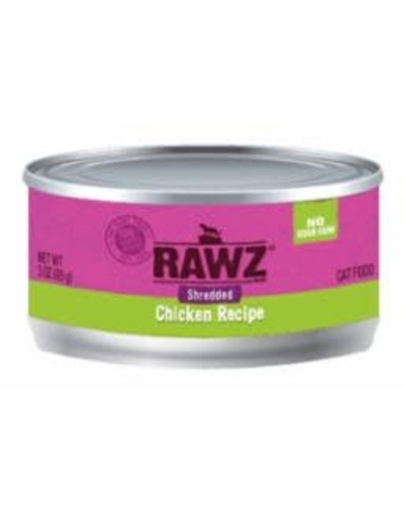 Rawz Rawz Shredded Chicken Recipe Canned Cat Food 3oz