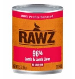 Rawz Rawz 96% Lamb and Liver Can Dog Food