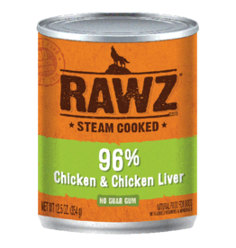 Rawz Rawz 96% Chicken & Chicken Liver Canned Dog Food 12.5oz