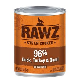 Rawz Rawz 96% Duck, Turkey & Quail Canned Dog Food 12.5 oz