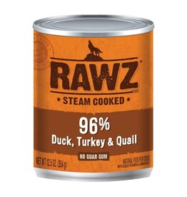 Rawz RAWZ 96% Meat Duck, Turkey, and Quail Wet Dog Food 12.5 oz