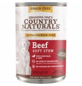 GRANDMA MAES COUNTRY NATURALS COUNTRY NATURALS Beef Stew Canned Food - For Dogs and Cats 13.2 oz