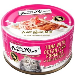 Fussie Cat FUSSIE CAT CC 2.47oz/24 TUNA OCEANFSH IN GOAT MILK