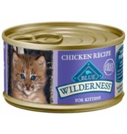 Blue Buffalo BB BLUE BUFFALO  kc 3oz/24 wldrns kitten chkn entree