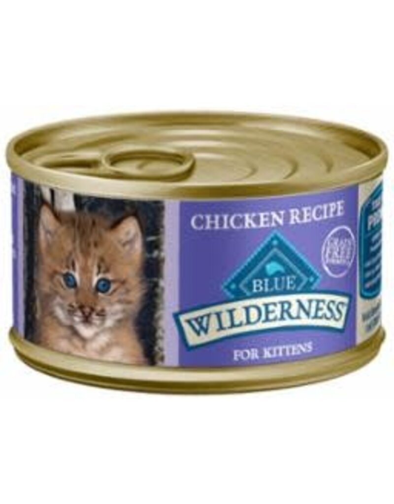 Blue Buffalo BB BLUE BUFFALO  kc 3oz/24 wldrns kitten chkn entree