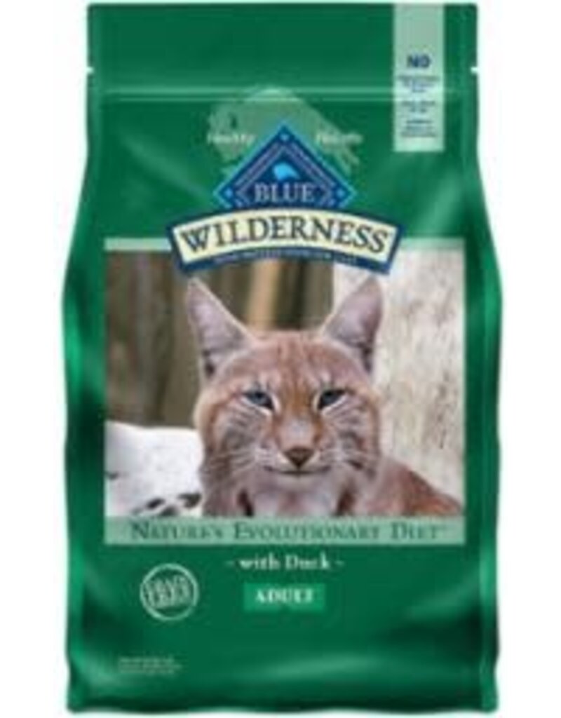 Blue Buffalo Blue Buffalo Wilderness Duck Recipe Grain-Free Dry Cat Food- 5 LB.
