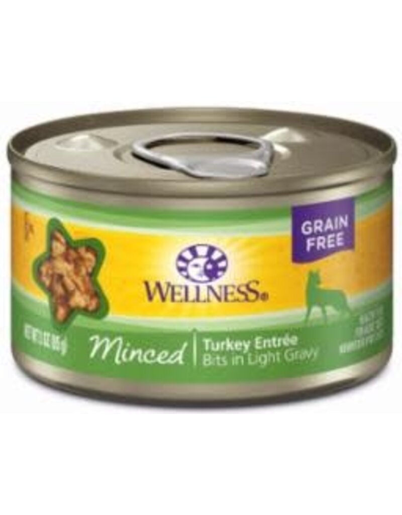 Wellness Wellness Complete Health Minced Turkey Entree Canned Cat Food 3oz