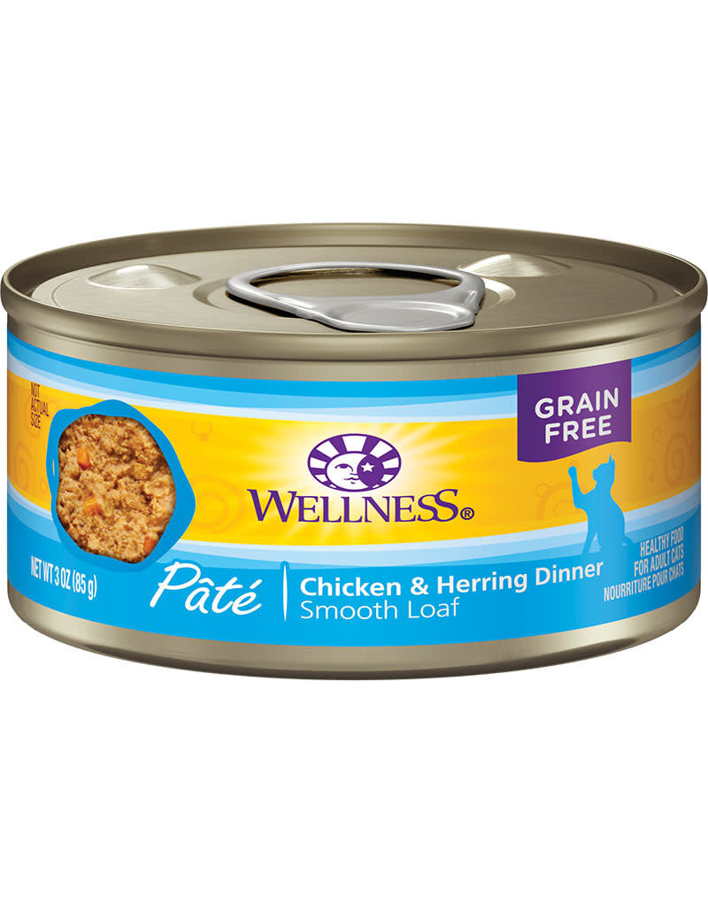 Wellness Wellness Adult Chicken & Herring Canned Cat Food- 3 OZ.