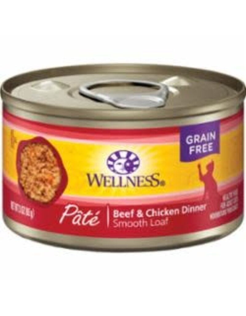 Wellness Wellness Beef & Chicken Canned Cat Food- 3 OZ.