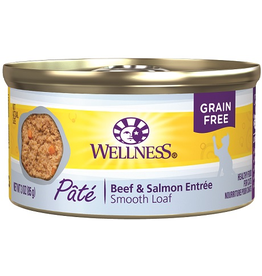 Wellness Wellness Beef & Salmon Canned Cat Food 3 oz