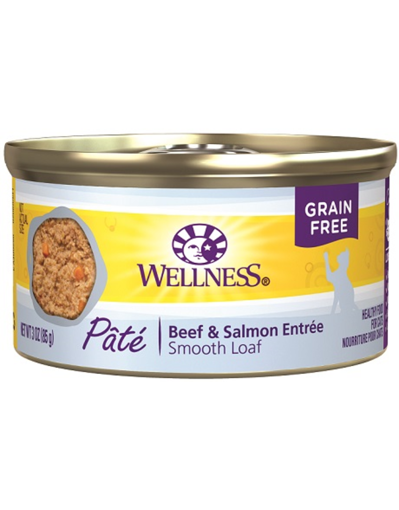 Wellness Wellness Beef & Salmon Canned Cat Food 3 oz