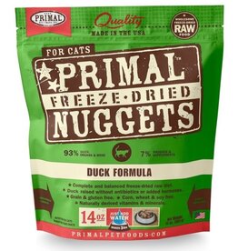 Primal Primal Duck Formula Nuggets Grain-Free Raw Freeze-Dried Cat Food