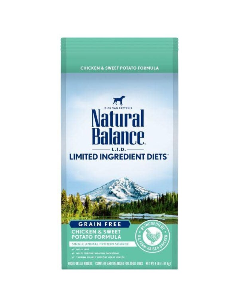 Natural Balance Natural Balance LID Adult Grain Free Chicken & Sweet Potato 4 LB