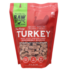 Raw Dynamic Raw Dynamic Frozen Raw Turkey Recipe Dog Food 3LB