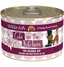 Weruva Weruva Grain Free The Double Dip (Chicken & Beef Au Jus) Canned Cat Food 6oz