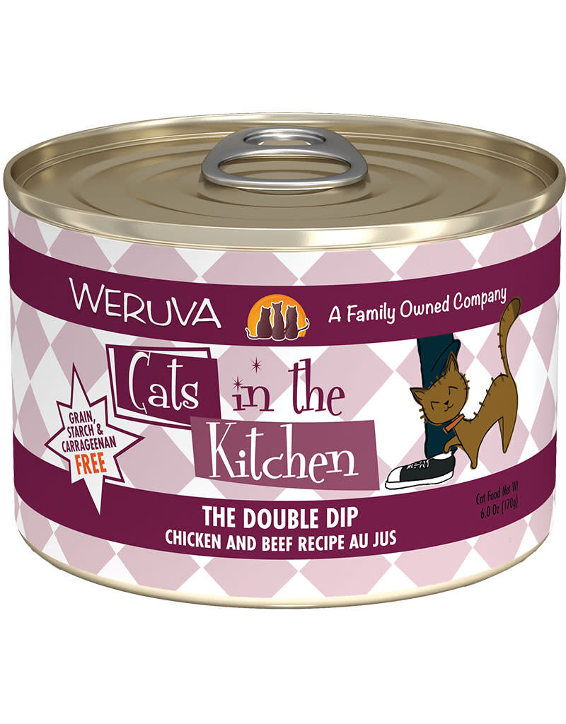 Weruva Weruva Grain Free The Double Dip (Chicken & Beef Au Jus) Canned Cat Food 6oz