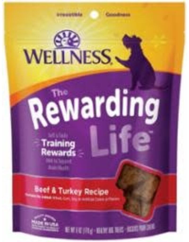 Wellness Wellness WellBites Grain-Free Beef & Turkey Recipe Soft & Chewy Dog Treats 6 oz