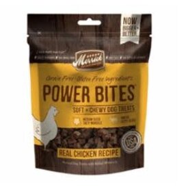 Merrick Merrick Power Bites Real Chicken Recipe Grain-Free Soft & Chewy Dog Treats- 6 oz. bag