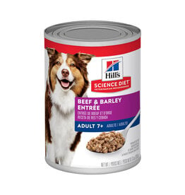 Hill's Science Hill's Science Diet Dog Food Senior 13 oz. Beef/Barley Entree (7056)