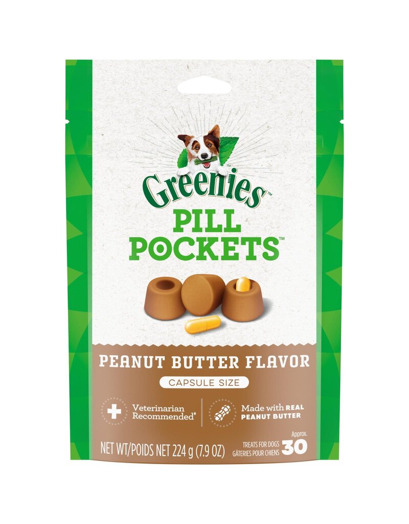 Greenies Greenies Canine Pill Pockets Peanut Butter Capsule 7.9oz