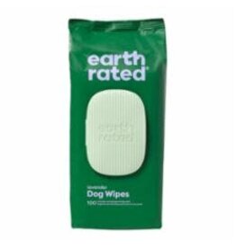 Earth Rated EARTH RATED DOG GROOMING WIPES LAVENDER 100 COUNT