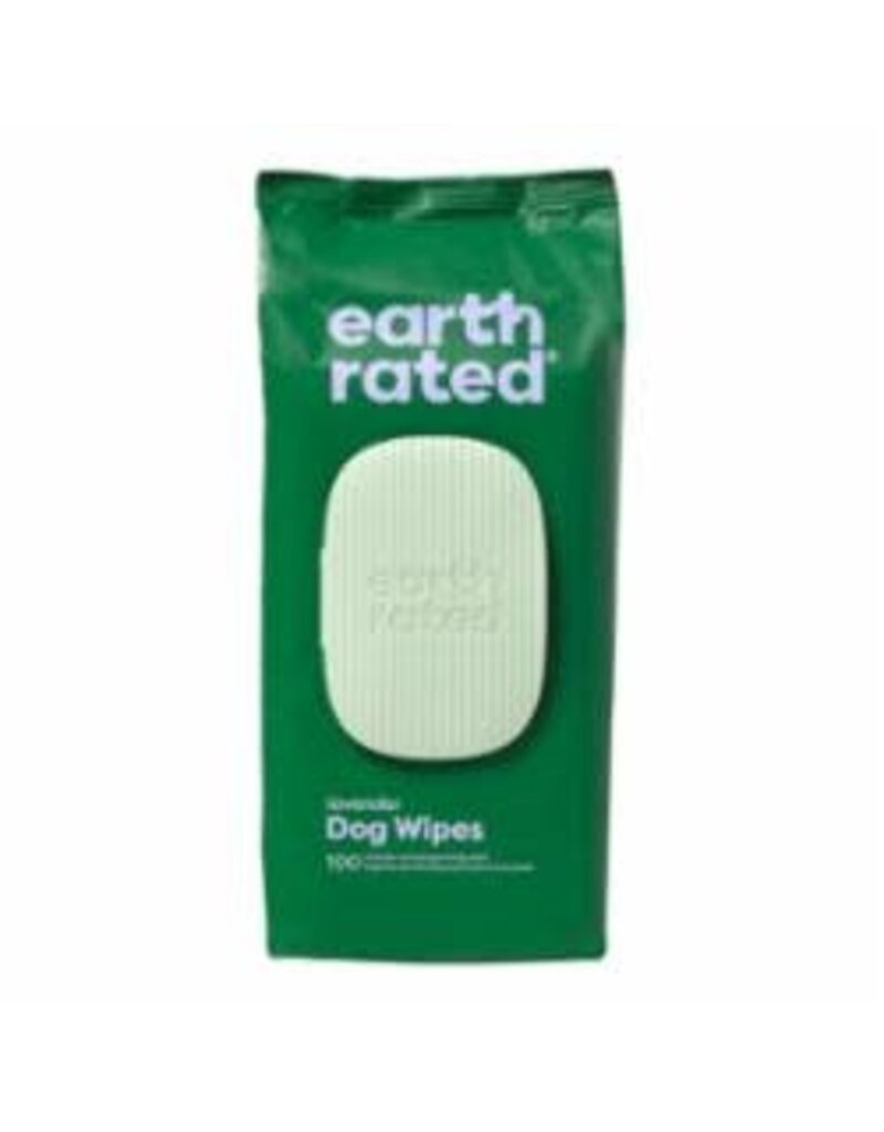 Earth Rated EARTH RATED DOG GROOMING WIPES LAVENDER 100 COUNT