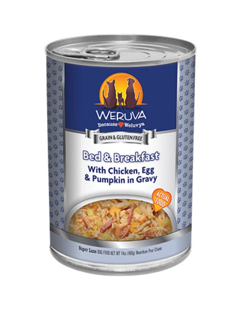 Weruva Weruva Dog Classic Bed & Breakfast with Chicken, Egg, & Pumpkin in Gravy Grain Free  Dog 14 oz