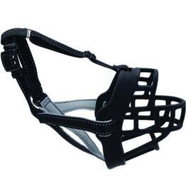 Coastal Pet Products Coastal Soft Basket Muzzle, Black, 04