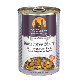 Weruva Weruva Classics Steak Frites Dinner (Beef, Pumpkin & Sweet Potato) Canned Dog Food 14oz