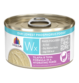 Weruva Weruva WX Low Phosphorus Tilapia & Tuna Puree Canned Cat Food 3oz
