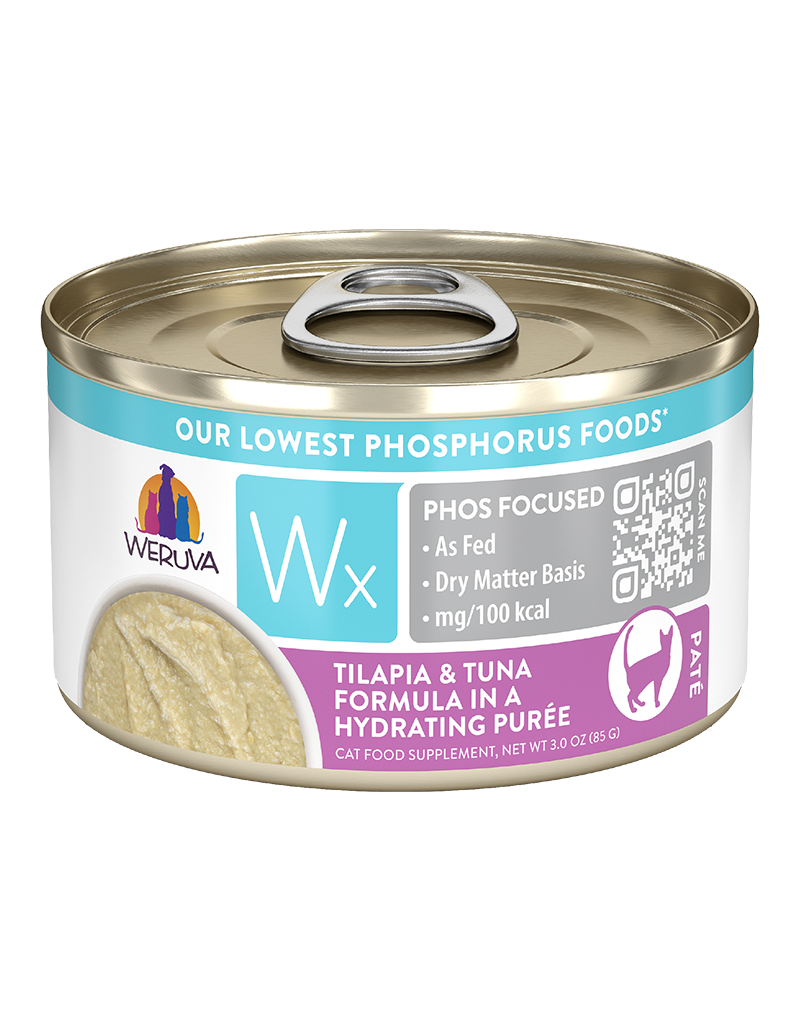 Weruva Weruva WX Low Phosphorus Tilapia & Tuna Puree Canned Cat Food 3oz