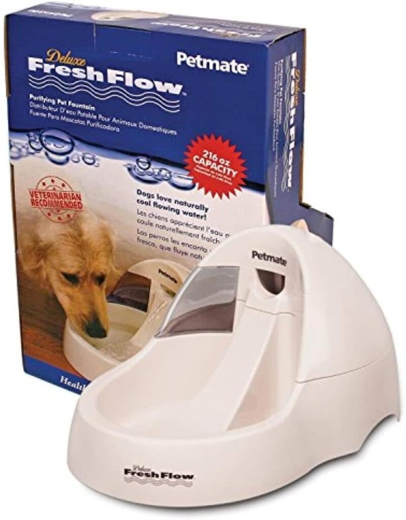 Petmate Petmate Flow Deluxe Water Fountain For Dogs