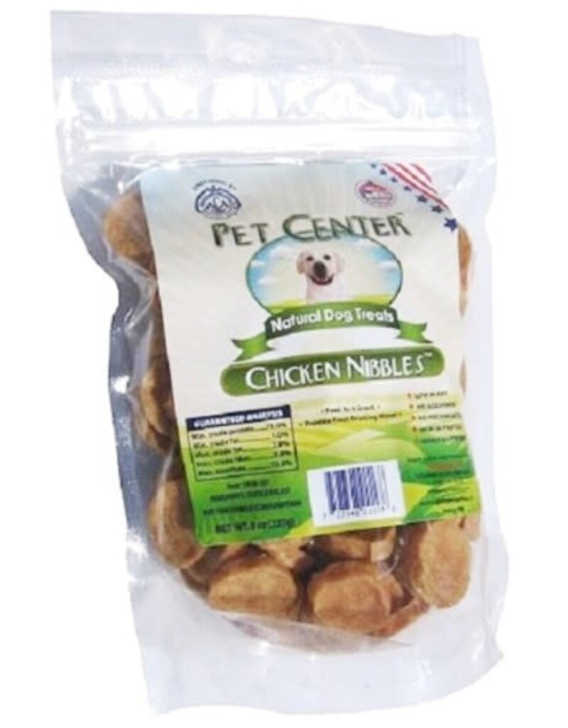 PCI Pet Center PCI Chicken Nibbles 8oz 100% Ntrl Chkn Breast USA