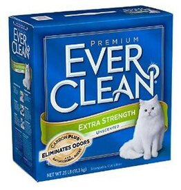 EVER CLEAN UNSCENTED 25LB EXTRA STRENGTH LITTER