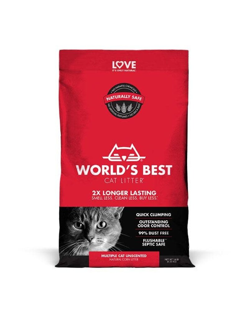 Worlds Best Cat Litter World's Best Cat Litter Multi Cat Unscented 8 lb