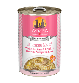 Weruva Weruva Classics Amazon Livin' (Chicken & Chicken Liver) Canned Dog Food14oz