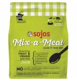 Sojo's Sojos Dog Food Mix-a-Meal Pre Mix Fruit & Veg 8#