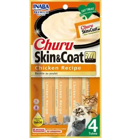 Inaba Inaba Churu Skin & Coat Chicken Recipe Cat Treats 2 oz