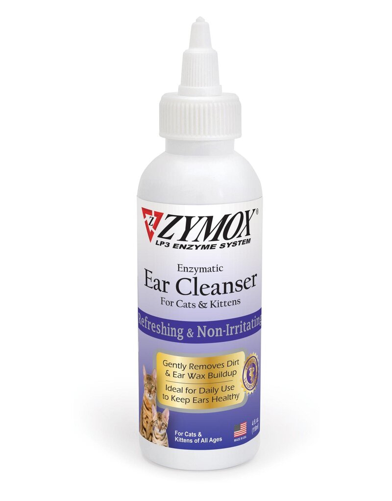 Zymox Zymox Ear Cleanser Cat & Kitten 4 oz bottle