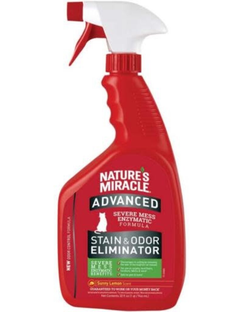 Nature's Miracle Nature's Miracle Advanced Just For Cats Stain & Odor Sunny Lemon 12/32oz
