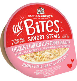 Stella & Chewy's Stella & Chewy's Lil Bites Chicken & Chicken Liver Stew Wet Dog Food 2.7oz