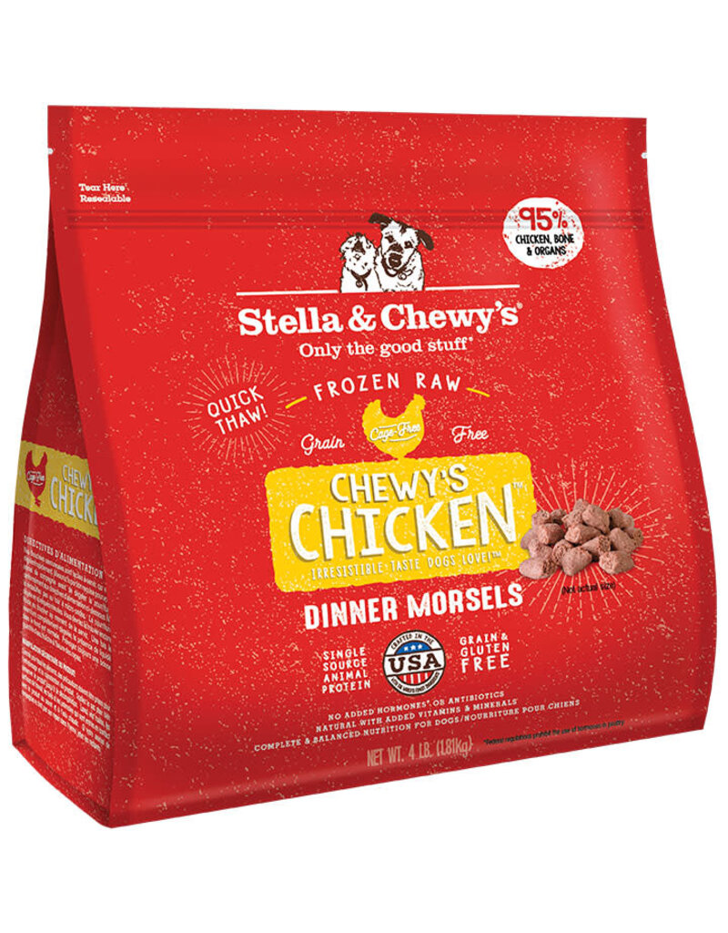 Stella & Chewy's Stella & Chewy's Chewy's Chicken Dinner Morsels Frozen Raw Dog Food 4LB