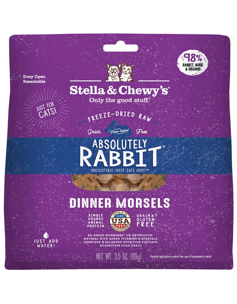 Stella & Chewy's Stella & Chewy's Frozen Raw Absolutely Rabbit Dinner Morsels for Cats 3.5oz