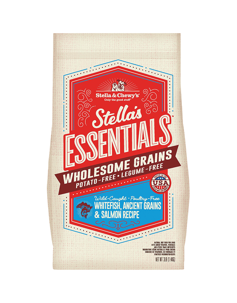 Stella & Chewy's Stella & Chewy's Essential Grains Wild Caught Whitefish & Salmon Recipe Dog Food 3LB