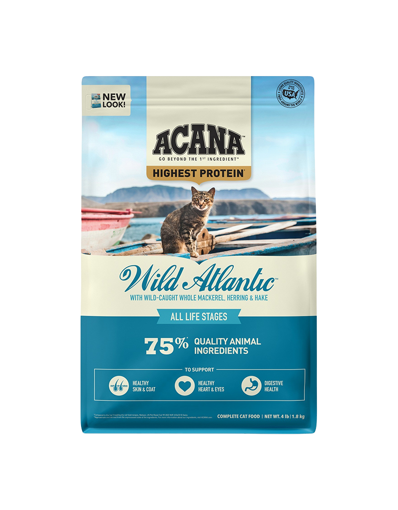 Acana Acana Grain Free Wild Atlantic Mackerel, Herring & Hake Cat Food 4LB