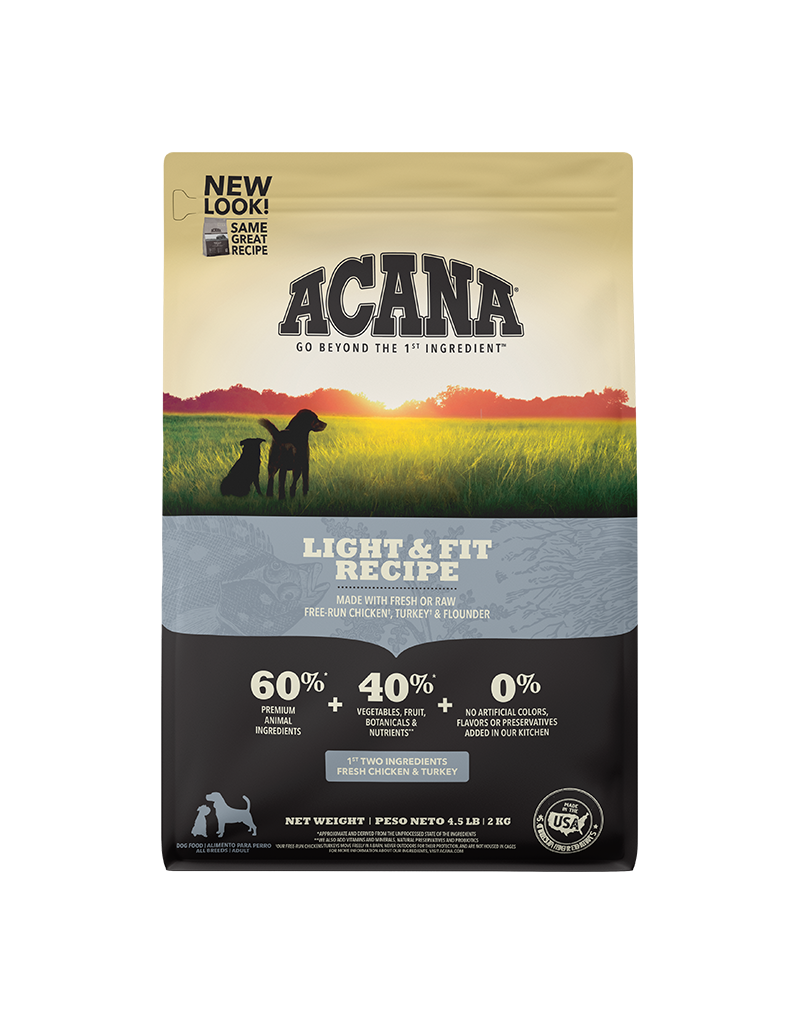 Acana ACANA Heritage Light & Fit Fresh Free-Run Chicken-Turkey & Wild Caught Fish Dry Dog Food