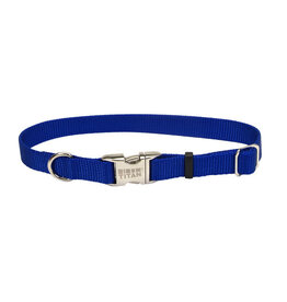 Coastal Pet Products Coastal Collar Adjustable Metal Buckle 1 18-26" Blue