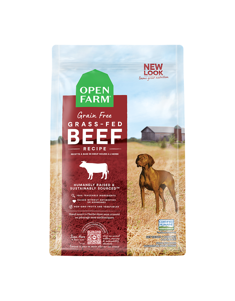 Open Farm Open Farm Grain Free Grass Fed Beef Dog Food 4LB