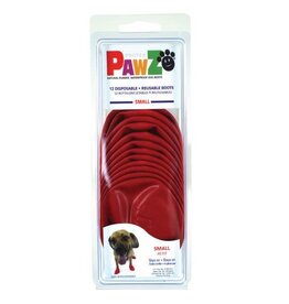 Pawz Boots Pawz Dog Boots Small Red 12 Count